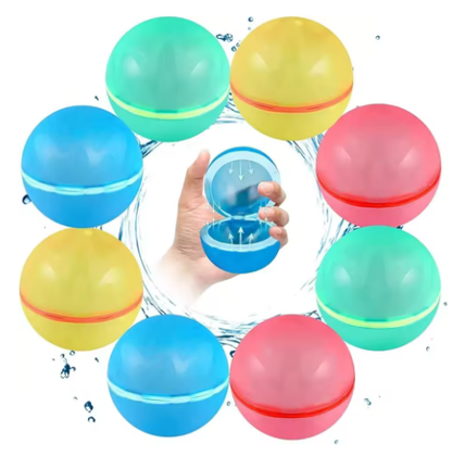 כדורי מים מגנטיים לשימוש חוזר 💦 מתמלאים ונסגרים בשנייה