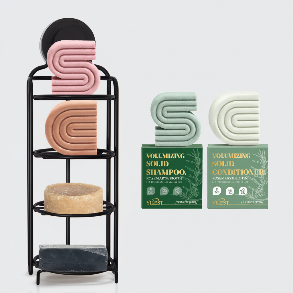 שמפו ומרכך מוצק על בסיס אורז