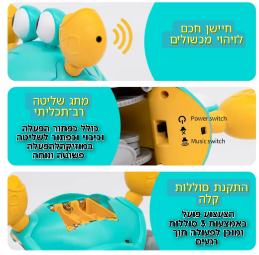 Dancing Crab הסרטן הקטן שהופך כל סלון למגרש משחקים