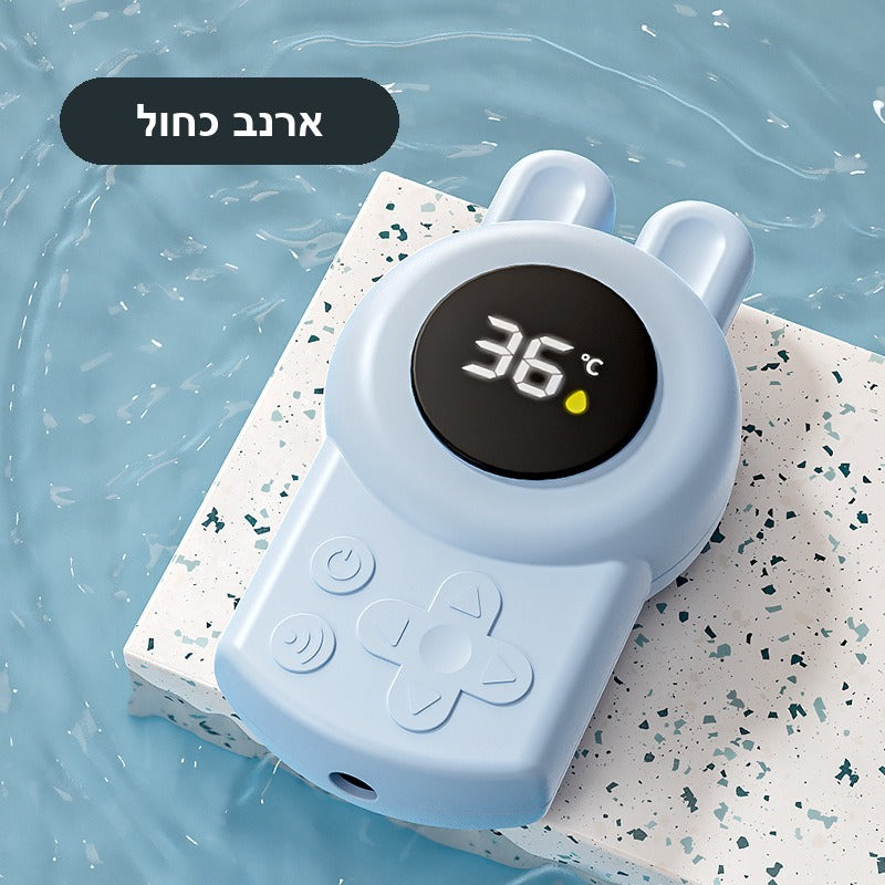 מד-חום אמבט ארנב כחול
