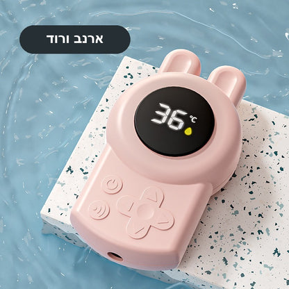 מד-חום אמבט ארנב ורוד