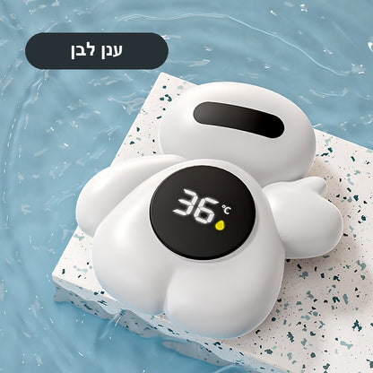 מד-חום אמבט ענן לבן