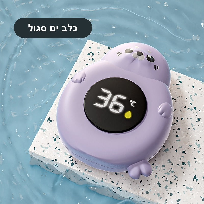 מד-חום אמבט כלב ים סגול